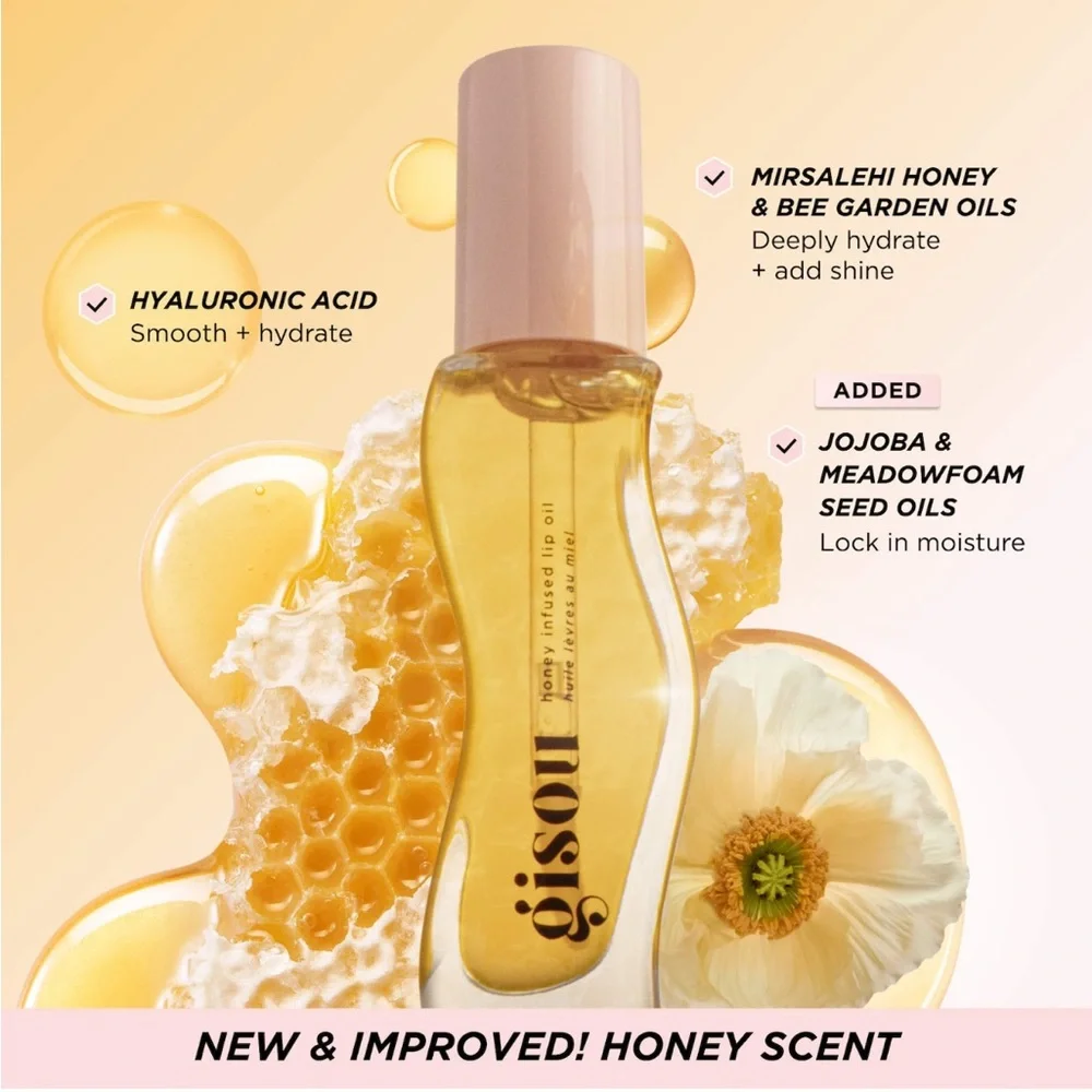 Gisou🍯 Original Honey Infused Hydrating Lip Oil Full Size NWOB